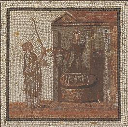 The Saint-Romain-en-Gal mosaic at the Musée d'Archéologie Nationale